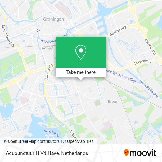 Acupunctuur H Vd Have map
