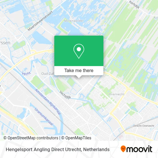 Hengelsport Angling Direct Utrecht map