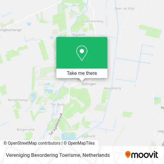 Vereniging Bevordering Toerisme map