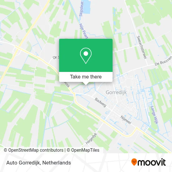 Auto Gorredijk map