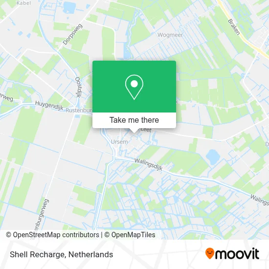 Shell Recharge map