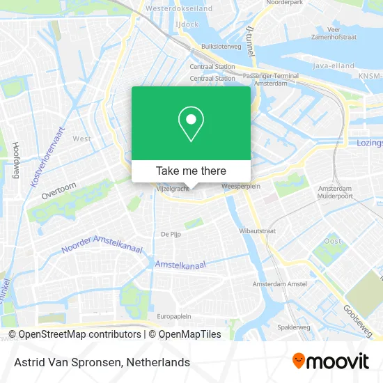 Astrid Van Spronsen map