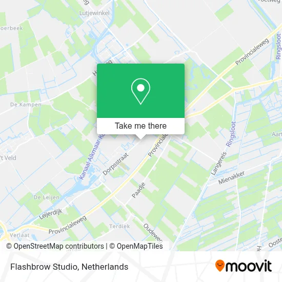 Flashbrow Studio map