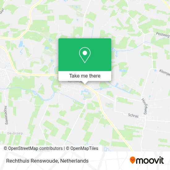 Rechthuis Renswoude map