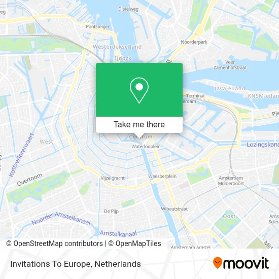 Invitations To Europe map