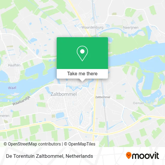 De Torentuin Zaltbommel map