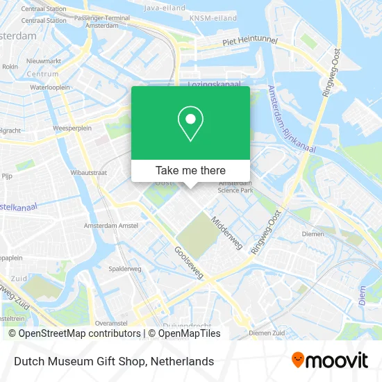 Dutch Museum Gift Shop map