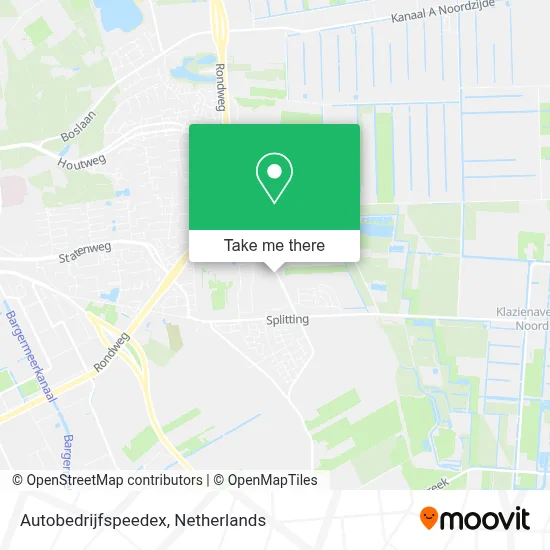 Autobedrijfspeedex Karte