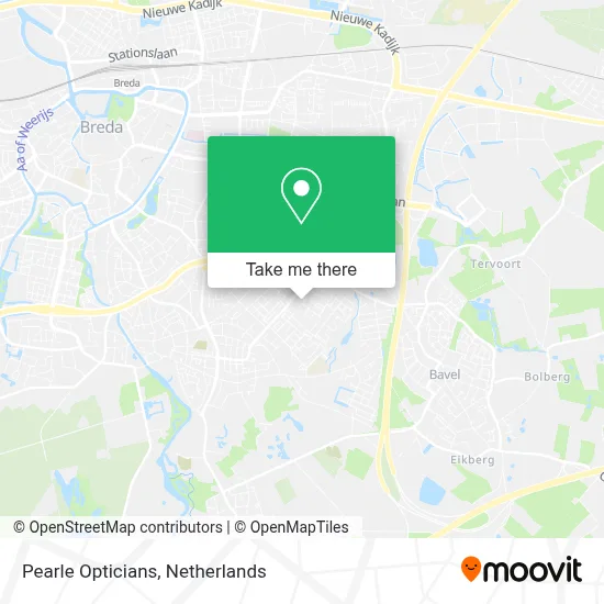 Pearle Opticiens map