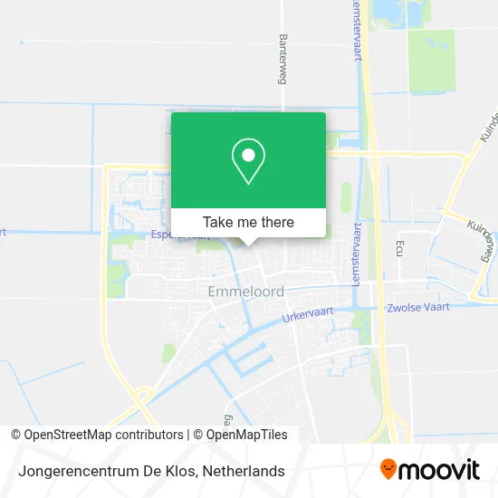Jongerencentrum De Klos map