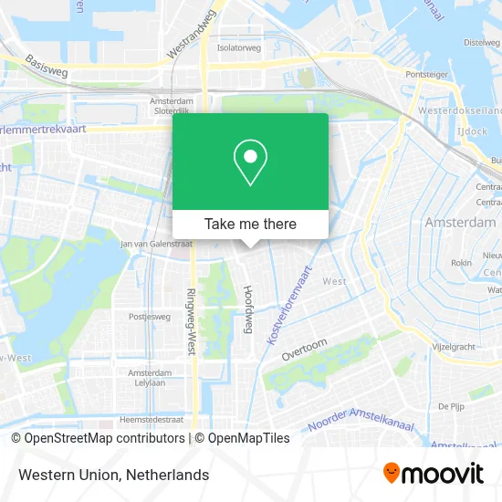 Western Union map