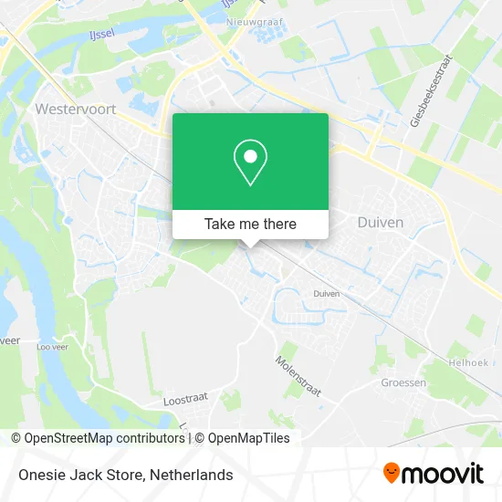 Onesie Jack Store map