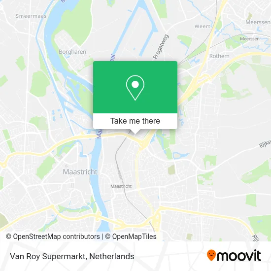 Van Roy Supermarkt map