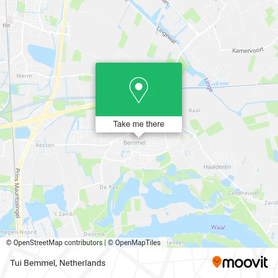 Tui Bemmel map