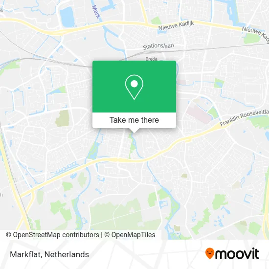 Markflat map