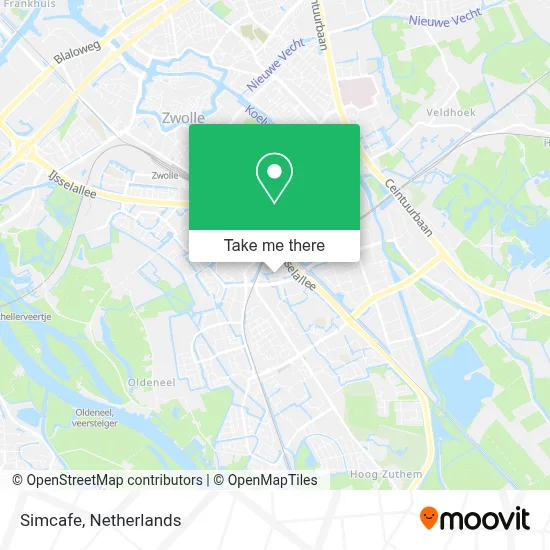 Simcafe map