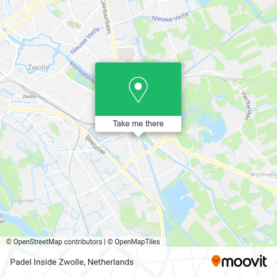 Padel Inside Zwolle map