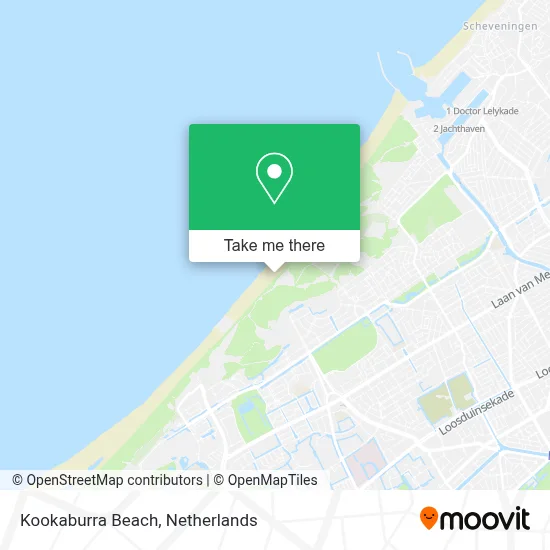 Kookaburra Beach map