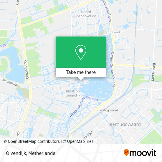 Olvendijk map