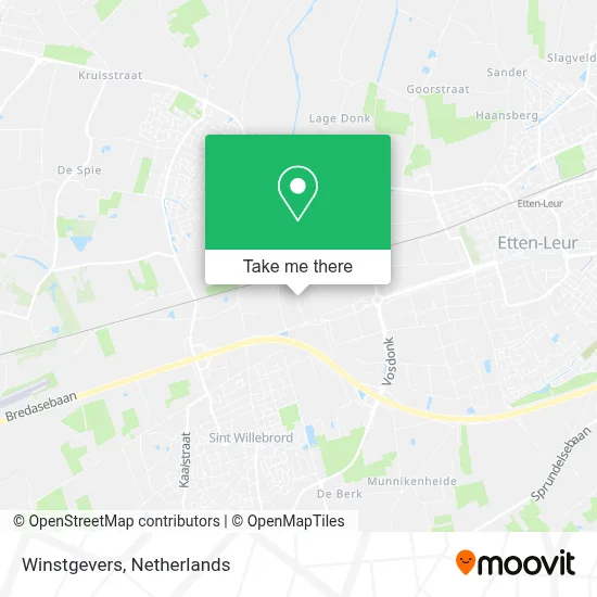 Winstgevers map