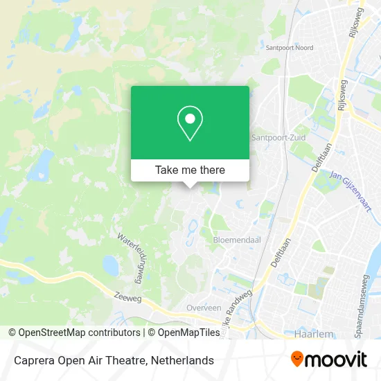 Caprera Open Air Theatre map