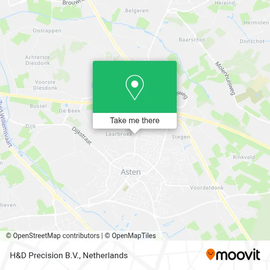 H&D Precision B.V. map