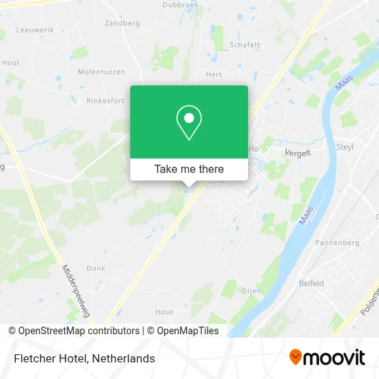Fletcher Hotel map