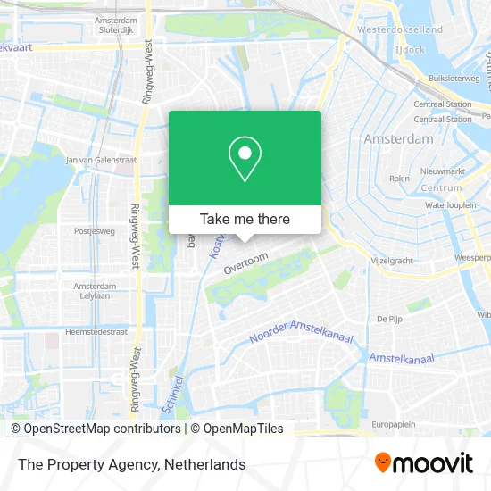 The Property Agency map