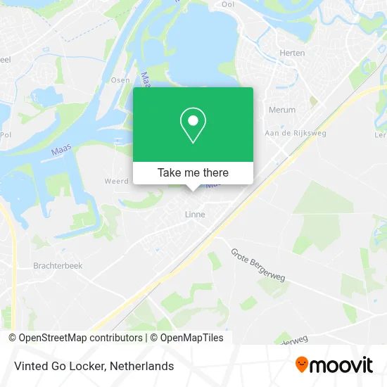Vinted Go Locker map