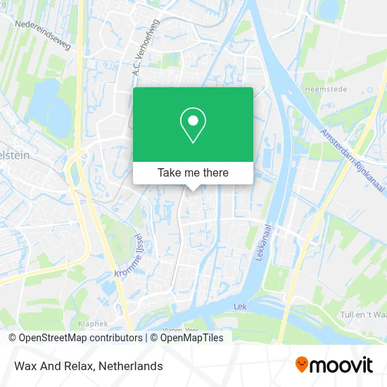 Wax And Relax map