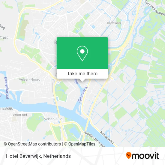 Hotel Beverwijk map