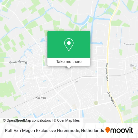 Rolf Van Megen Exclusieve Herenmode map