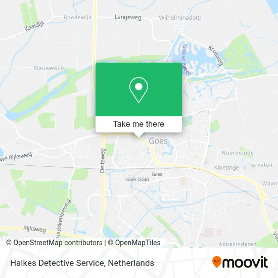 Halkes Detective Service map