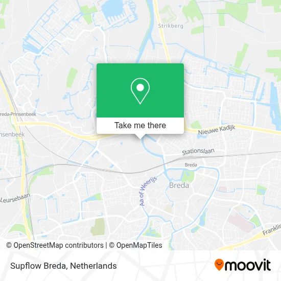 Supflow Breda map