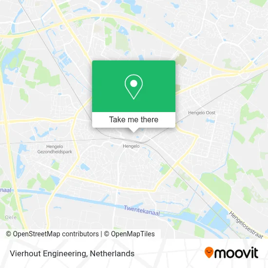 Vierhout Engineering map
