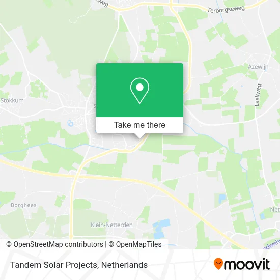 Tandem Solar Projects map