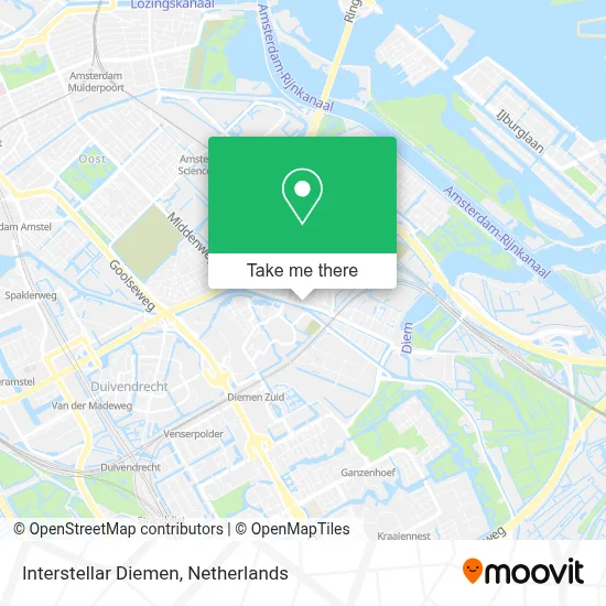 Interstellar Diemen map