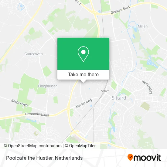 Poolcafe the Hustler map