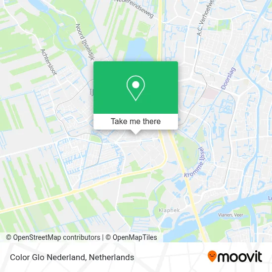Color Glo Nederland Karte