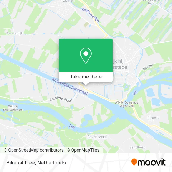 Bikes 4 Free map