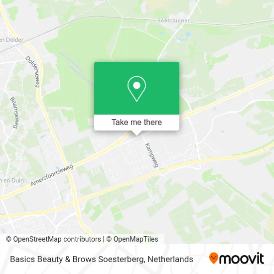 Basics Beauty & Brows Soesterberg map