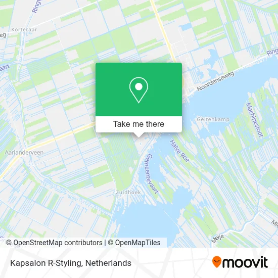 Kapsalon R-Styling map