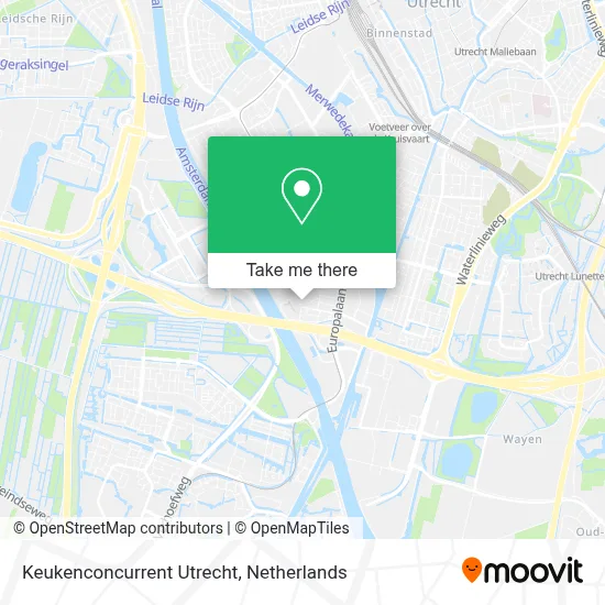 Keukenconcurrent Utrecht map