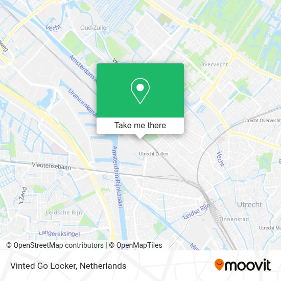Vinted Go Locker map