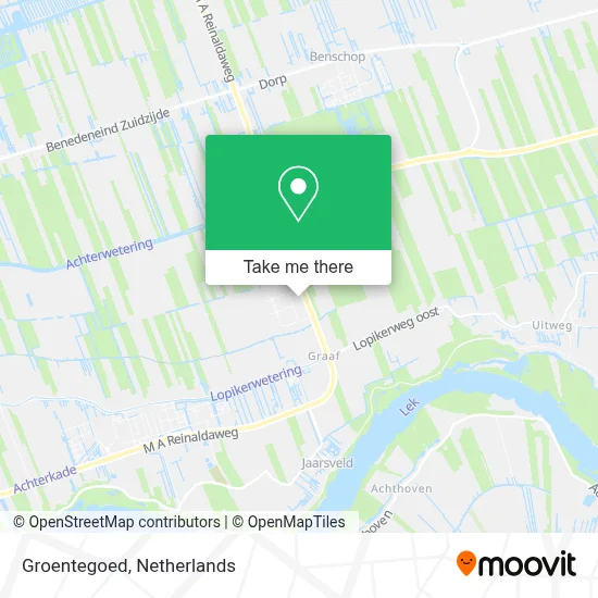 Groentegoed map