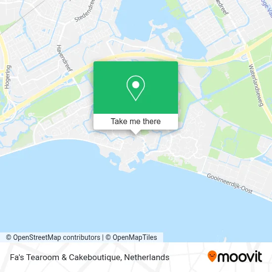 Fa's Tearoom & Cakeboutique map