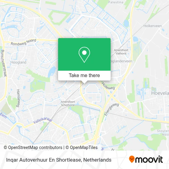 Inqar Autoverhuur En Shortlease map