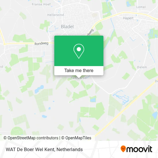 WAT De Boer Wel Kent map