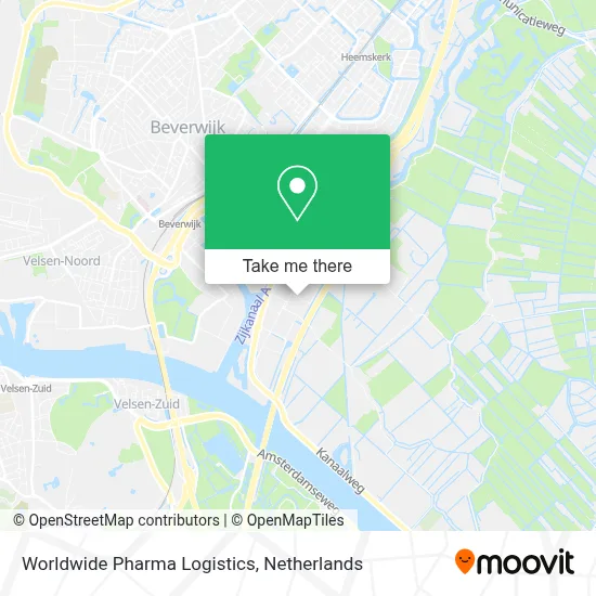 Worldwide Pharma Logistics map