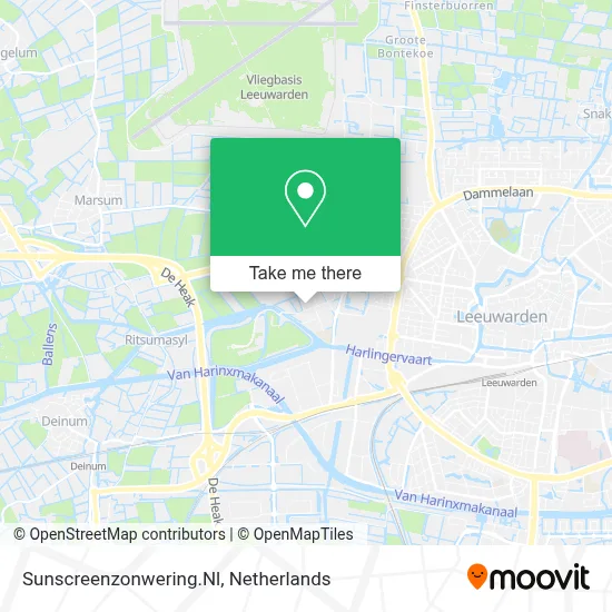Sunscreenzonwering.Nl map